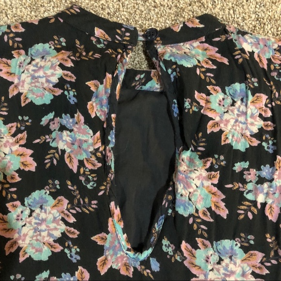 Volcom Super Soft Floral Smock Dress, S - Picture 5 of 7